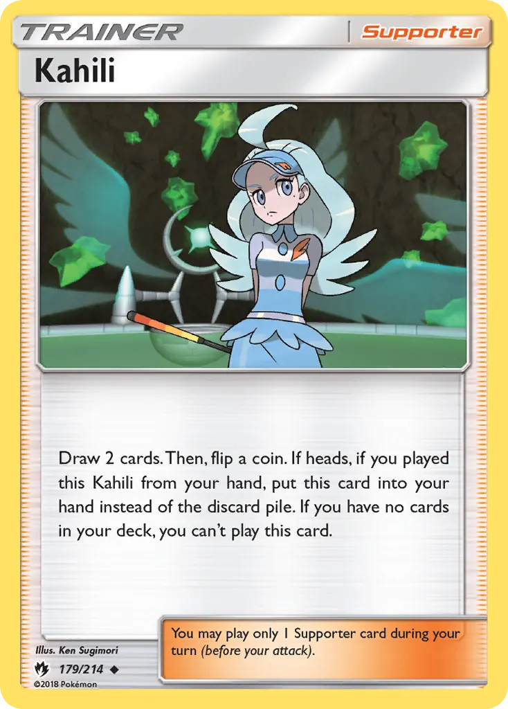 Kahili — Lost Thunder 179 Pokémon card