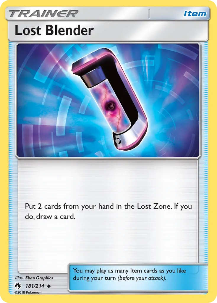 Lost Blender — Lost Thunder 181 Pokémon card