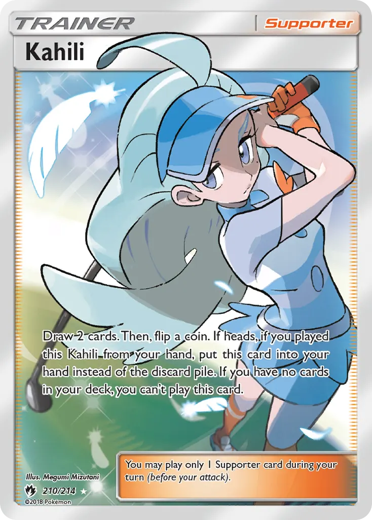 Kahili — Lost Thunder 210 Pokémon card