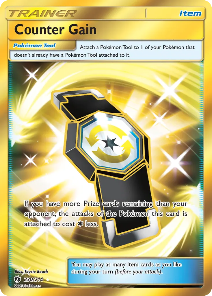 Counter Gain — Lost Thunder 230 Pokémon card