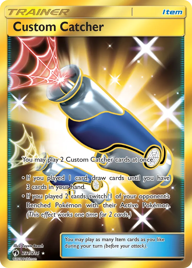 Custom Catcher — Lost Thunder 231 Pokémon card