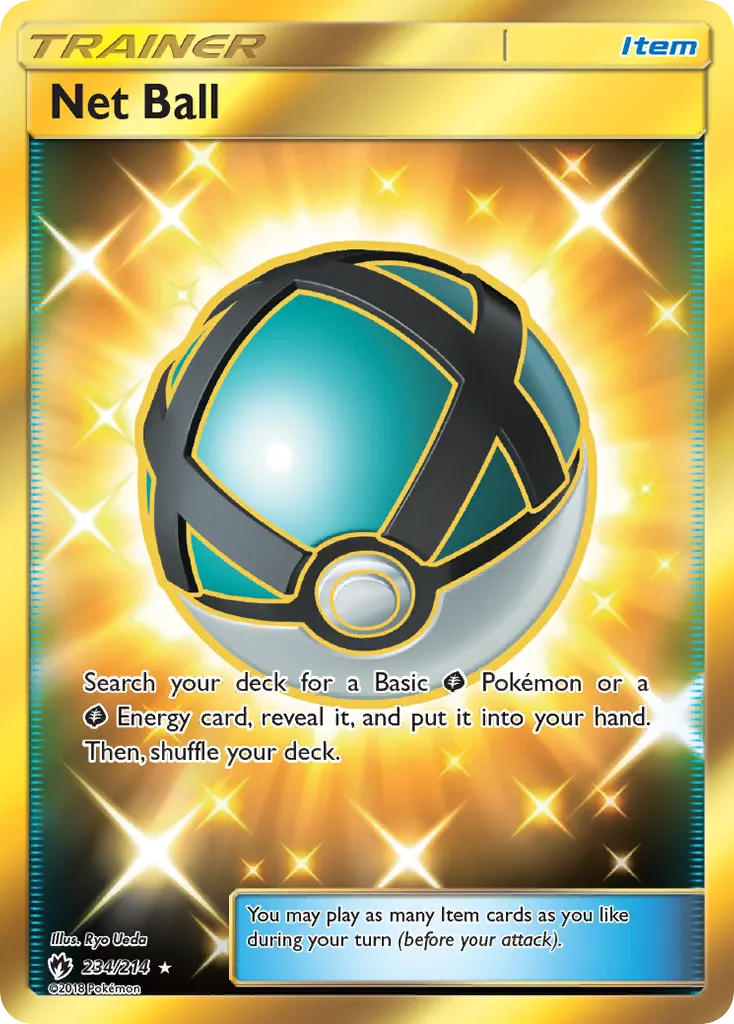 Net Ball — Lost Thunder 234 Pokémon card