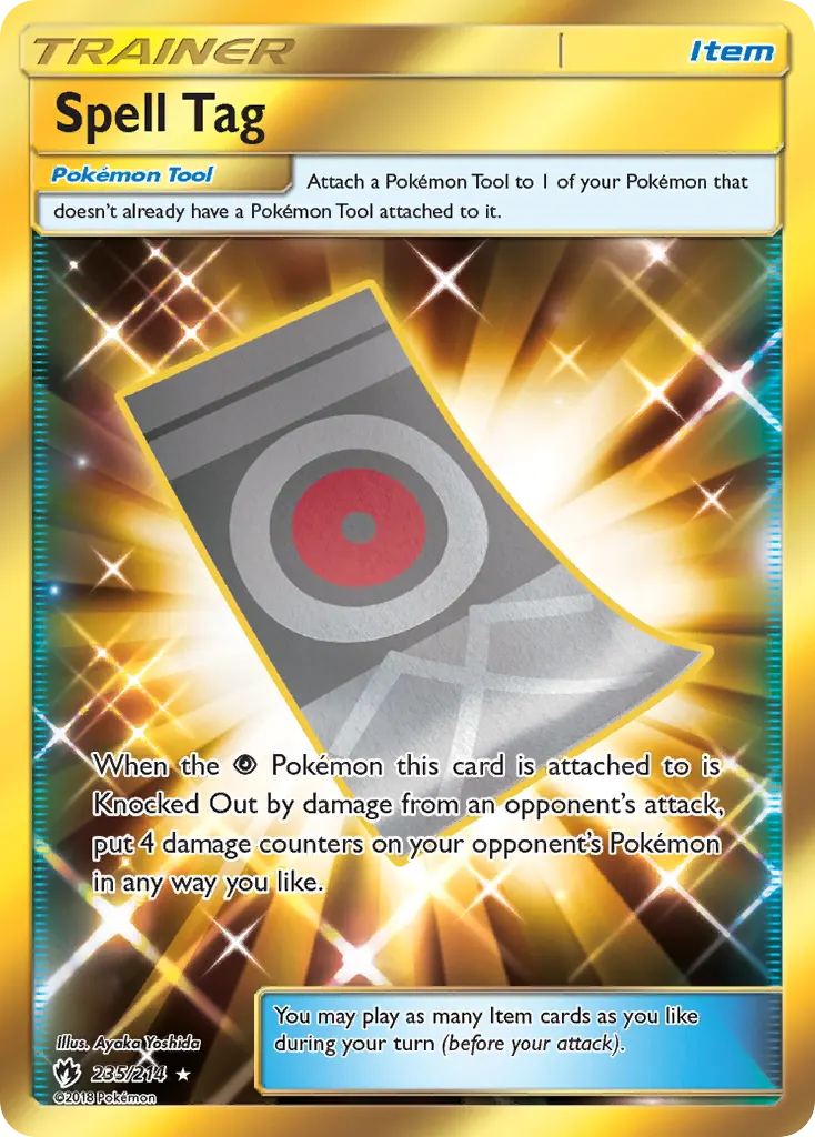Spell Tag — Lost Thunder 235 Pokémon card