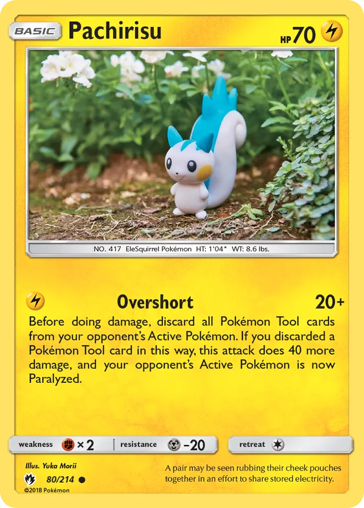 Pachirisu — Lost Thunder 80 Pokémon card