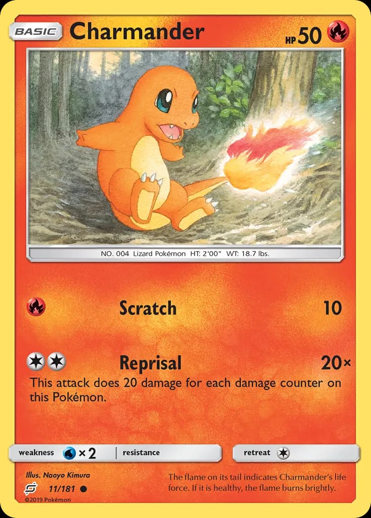 Charmander — Team Up 11 Pokémon card