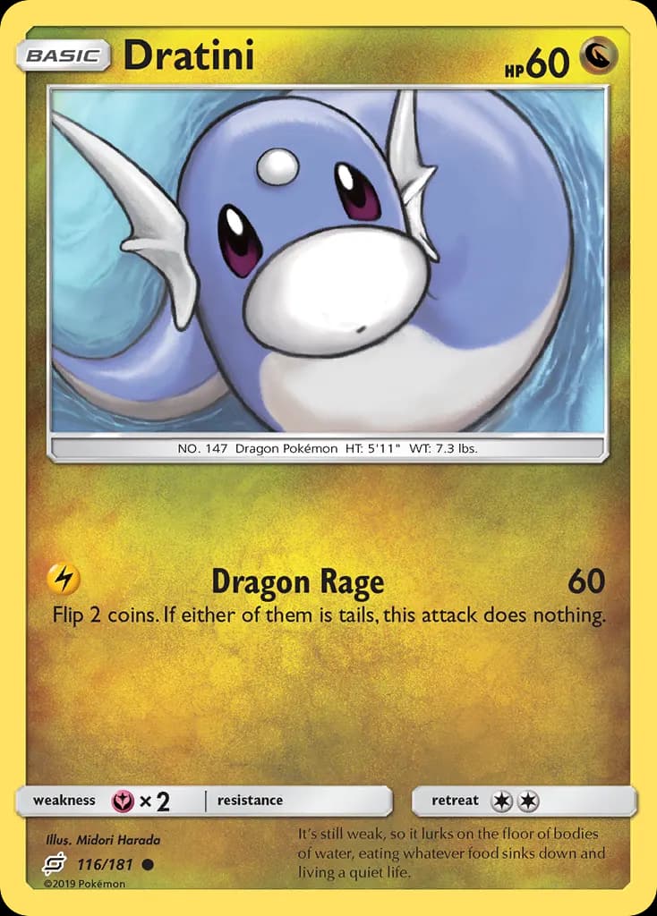 Dratini — Team Up 116 Pokémon card
