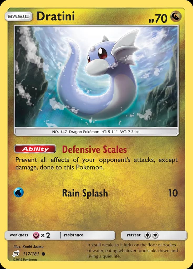 Dratini — Team Up 117 Pokémon card