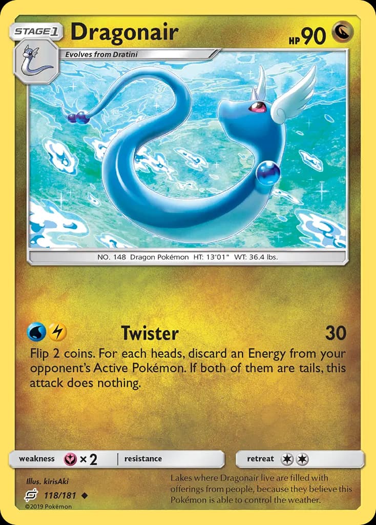 Dragonair — Team Up 118 Pokémon card