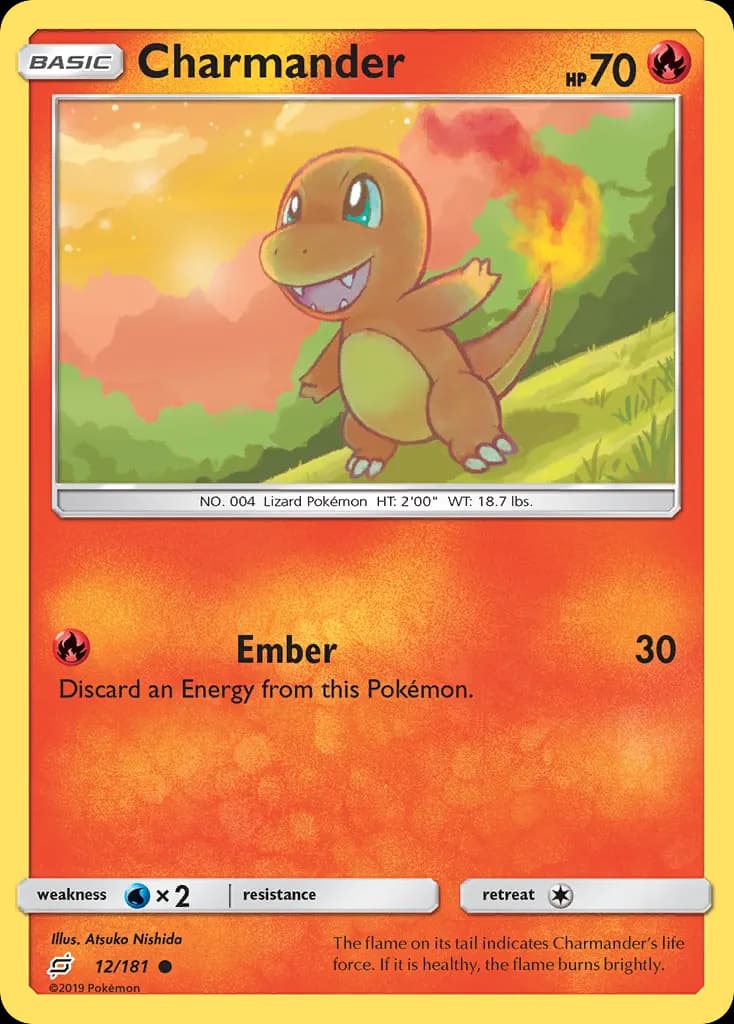 Charmander — Team Up 12 Pokémon card