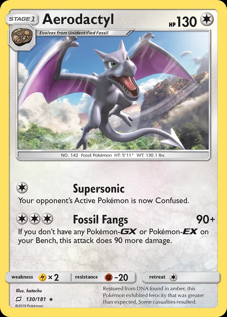 Aerodactyl — Team Up 130 Pokémon card
