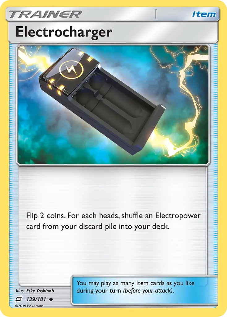 Electrocharger — Team Up 139 Pokémon card