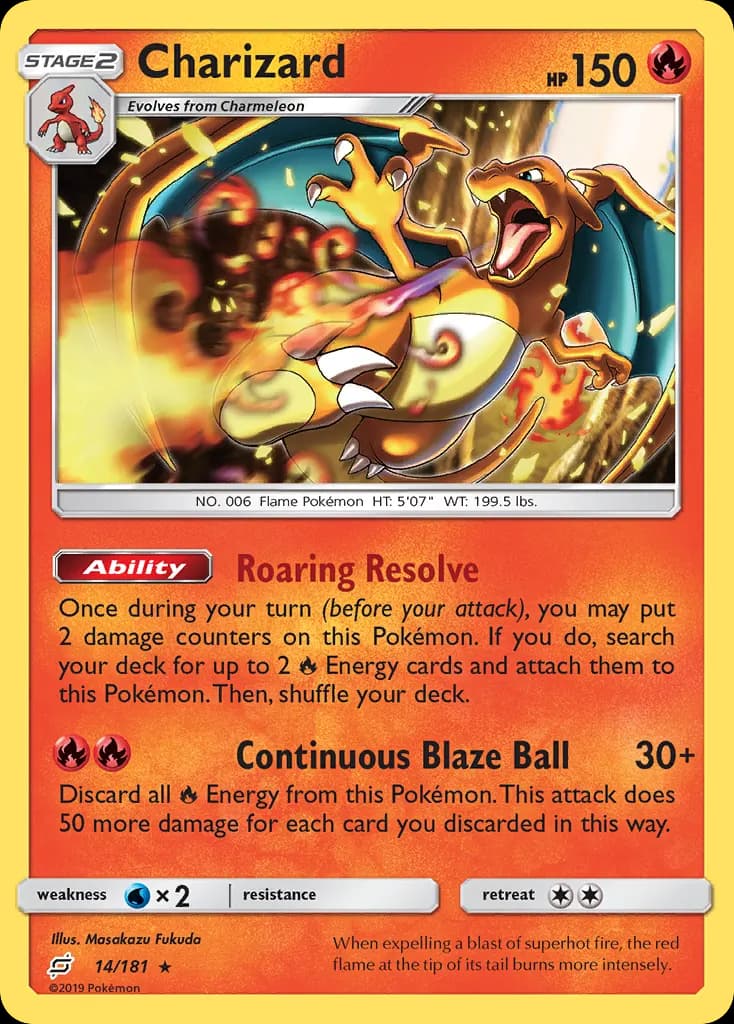 Charizard — Team Up 14 Pokémon card