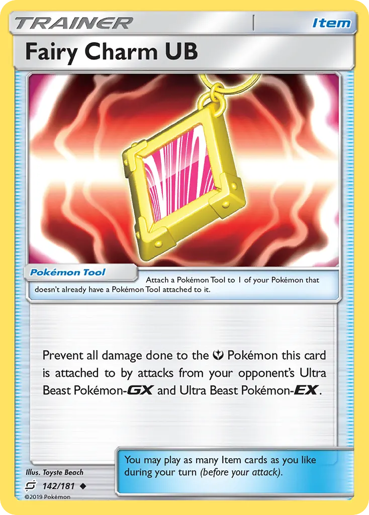 Fairy Charm UB — Team Up 142 Pokémon card