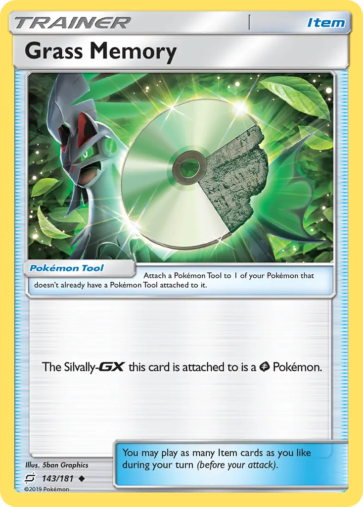 Grass Memory — Team Up 143 Pokémon card