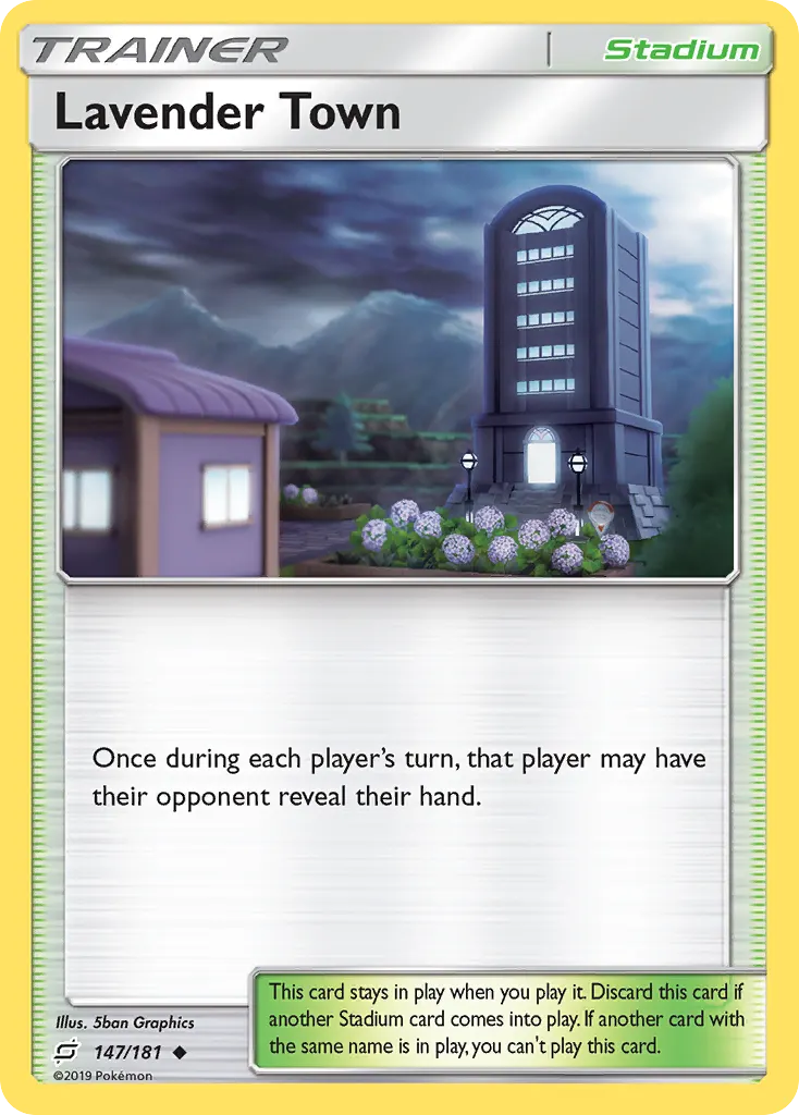 Lavender Town — Team Up 147 Pokémon card