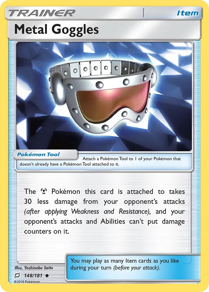 Metal Goggles — Team Up 148 Pokémon card