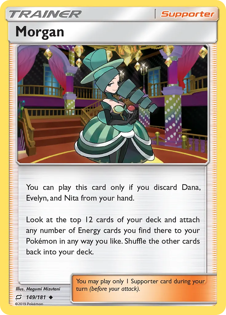 Morgan — Team Up 149 Pokémon card