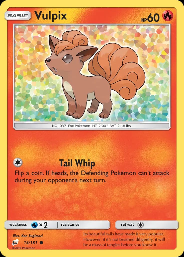 Vulpix — Team Up 15 Pokémon card