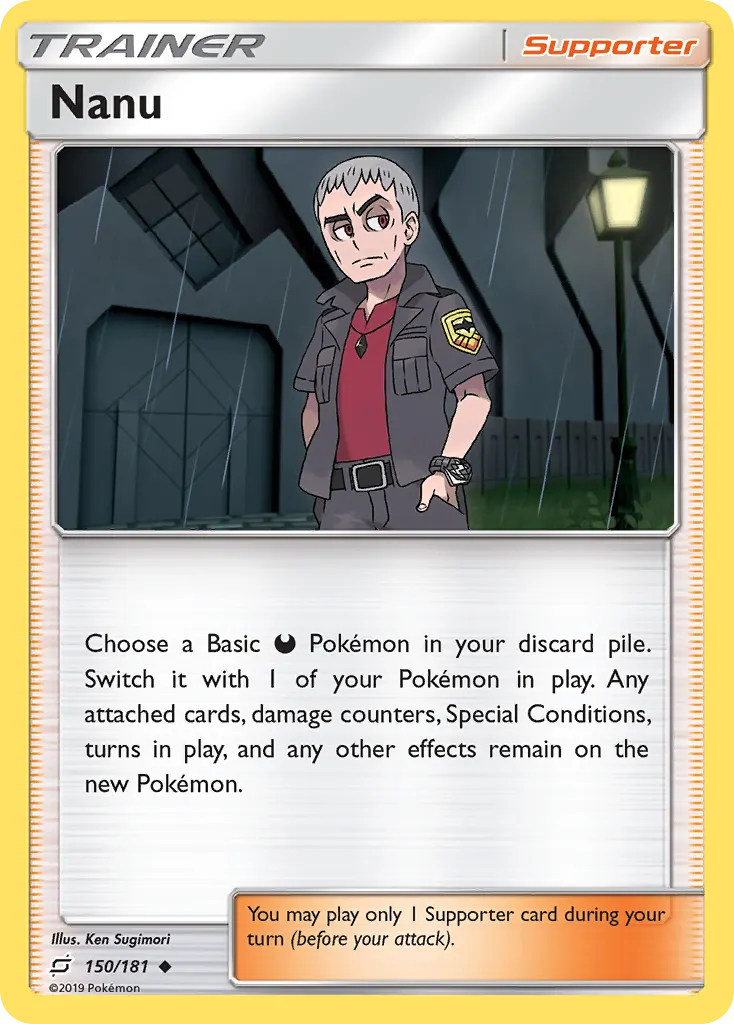 Nanu — Team Up 150 Pokémon card