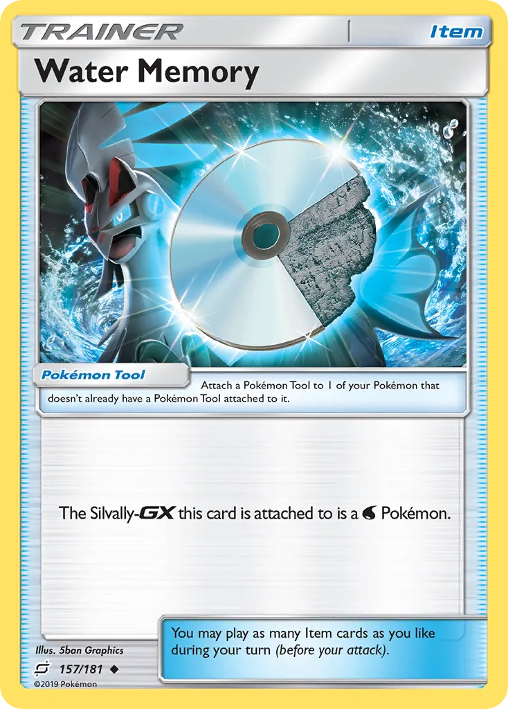 Water Memory — Team Up 157 Pokémon card