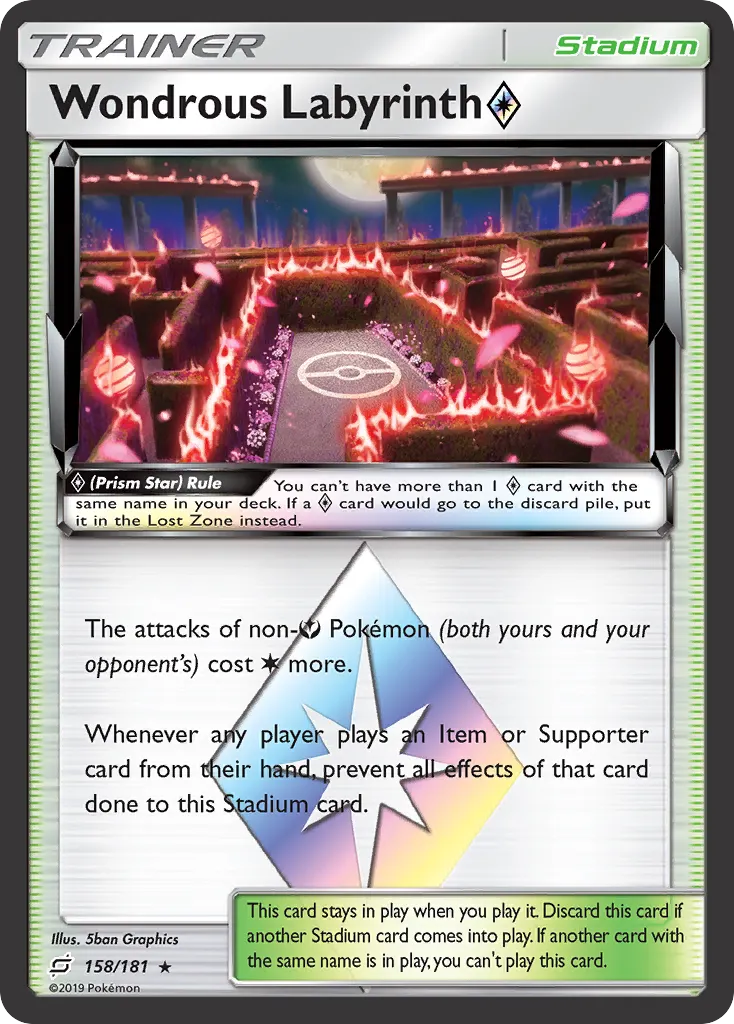 Wondrous Labyrinth ◇ — Team Up 158 Pokémon card