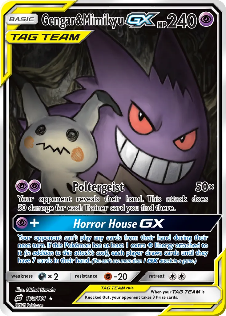 Gengar & Mimikyu-GX — Team Up PSA 10 price guide