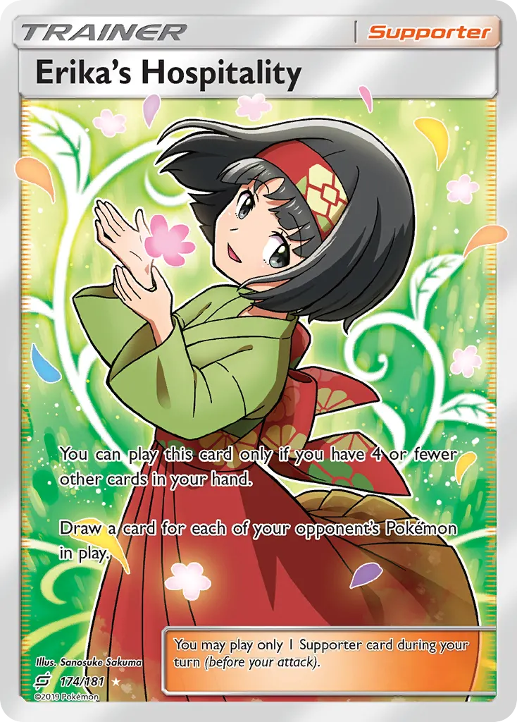 Erika's Hospitality — Team Up 174 Pokémon card