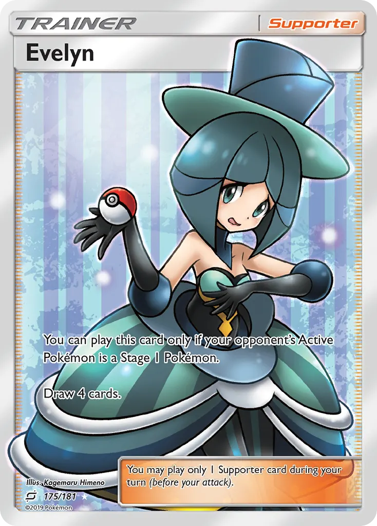 Evelyn — Team Up 175 Pokémon card