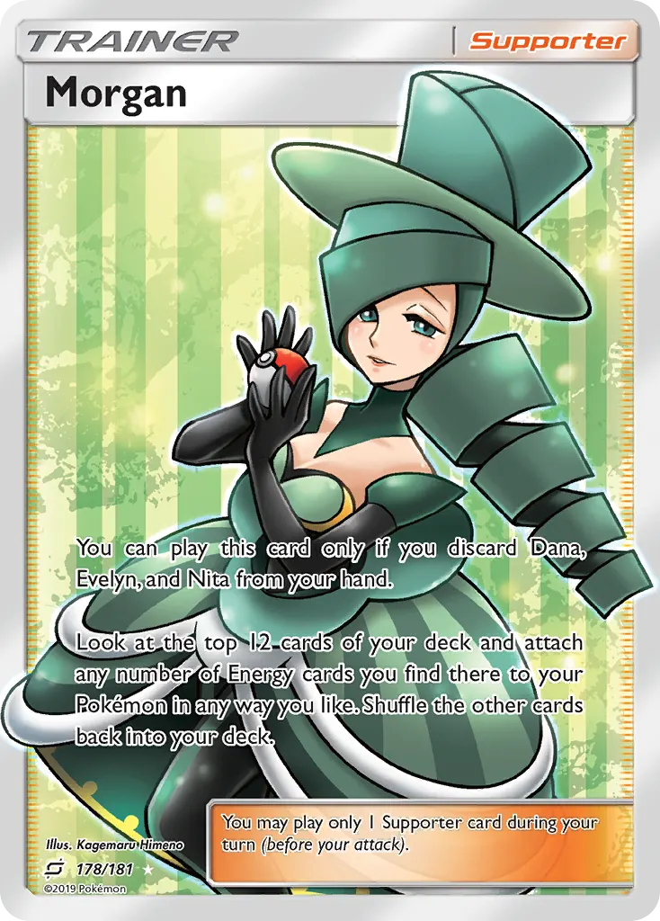 Morgan — Team Up 178 Pokémon card