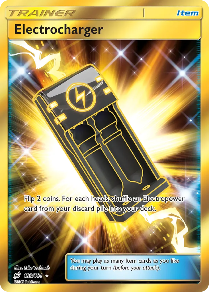 Electrocharger — Team Up 193 Pokémon card