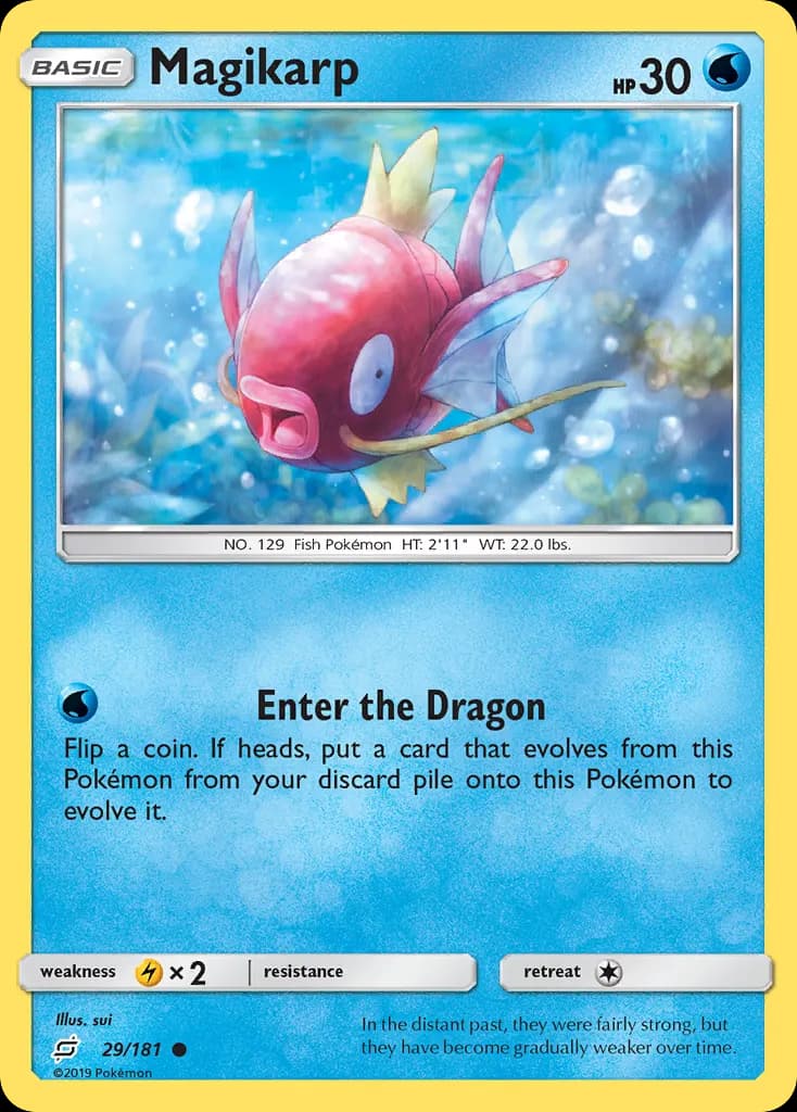 Magikarp — Team Up 29 Pokémon card