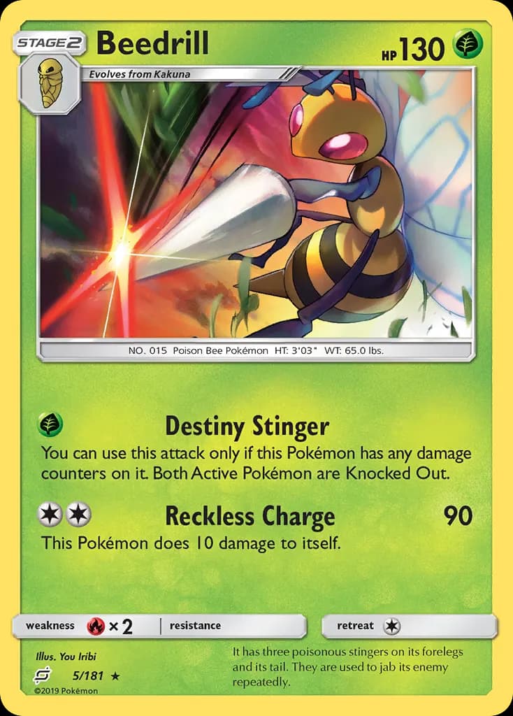 Beedrill — Team Up 5 Pokémon card