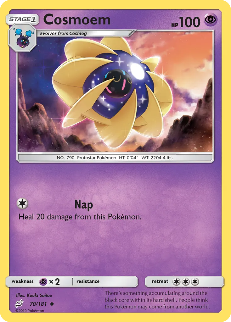 Cosmoem — Team Up 70 Pokémon card