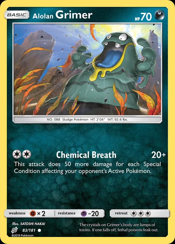 Alolan Grimer — Team Up 83 Pokémon card