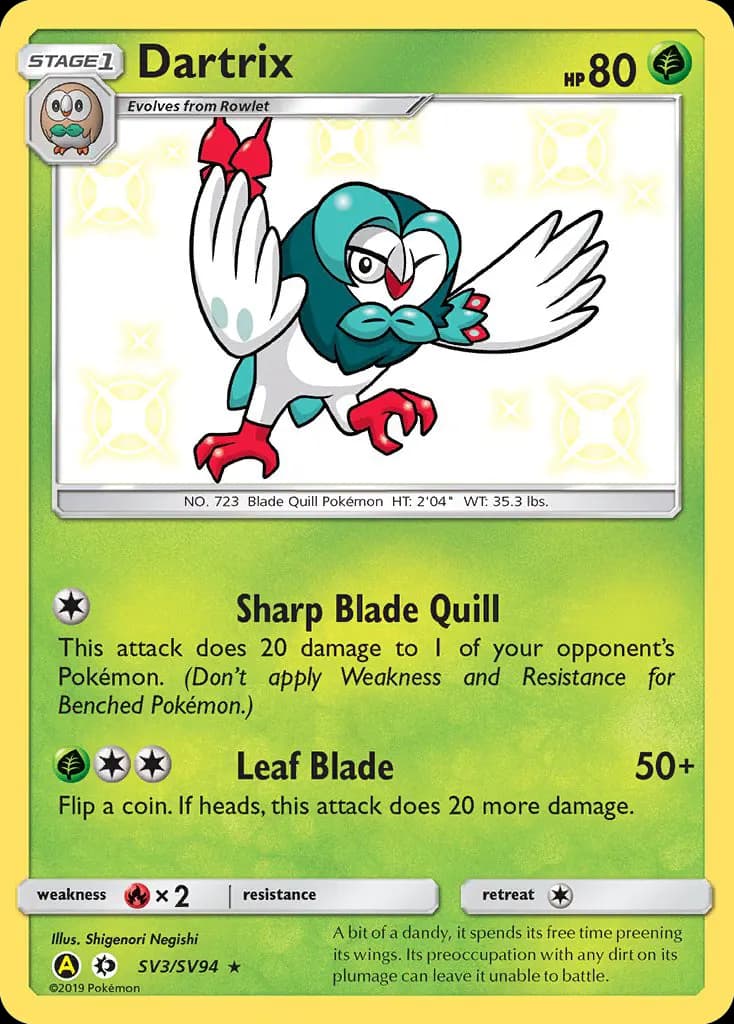 Arboretoss — Verborgenes Schicksal Glitzer-Tresor SV3 German Pokémon card