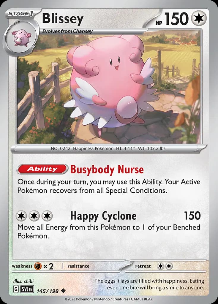 Blissey — Scarlet & Violet 145 Pokémon card