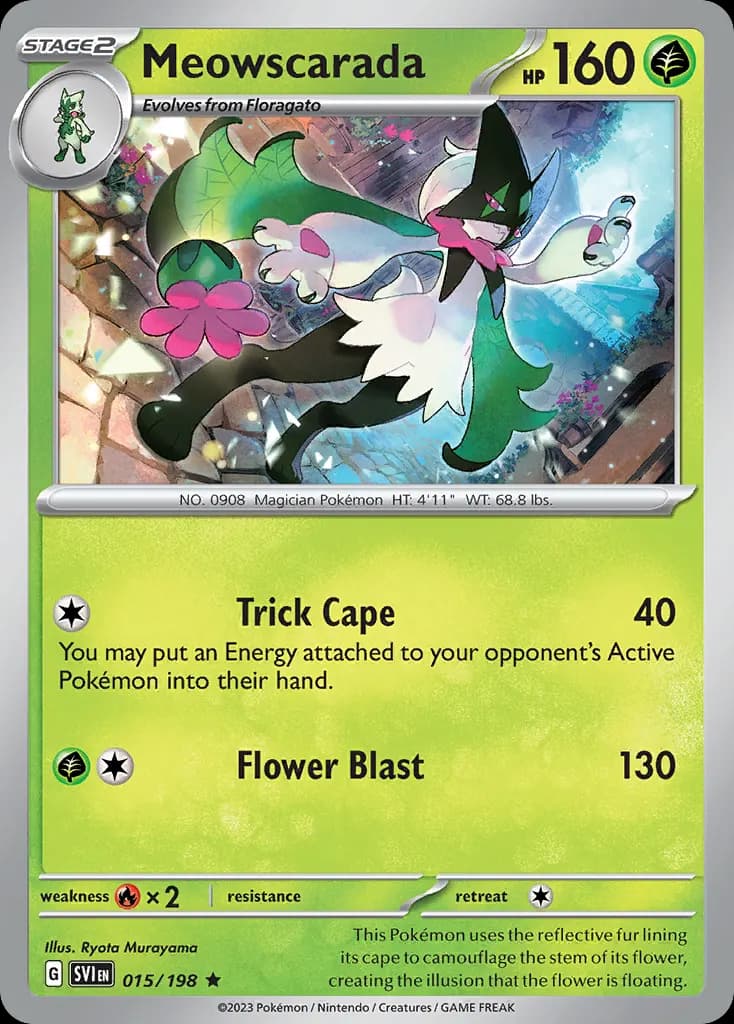 Meowscarada — Scarlet & Violet 15 Pokémon card
