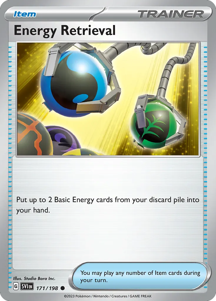 Energy Retrieval — Scarlet & Violet 171 Pokémon card