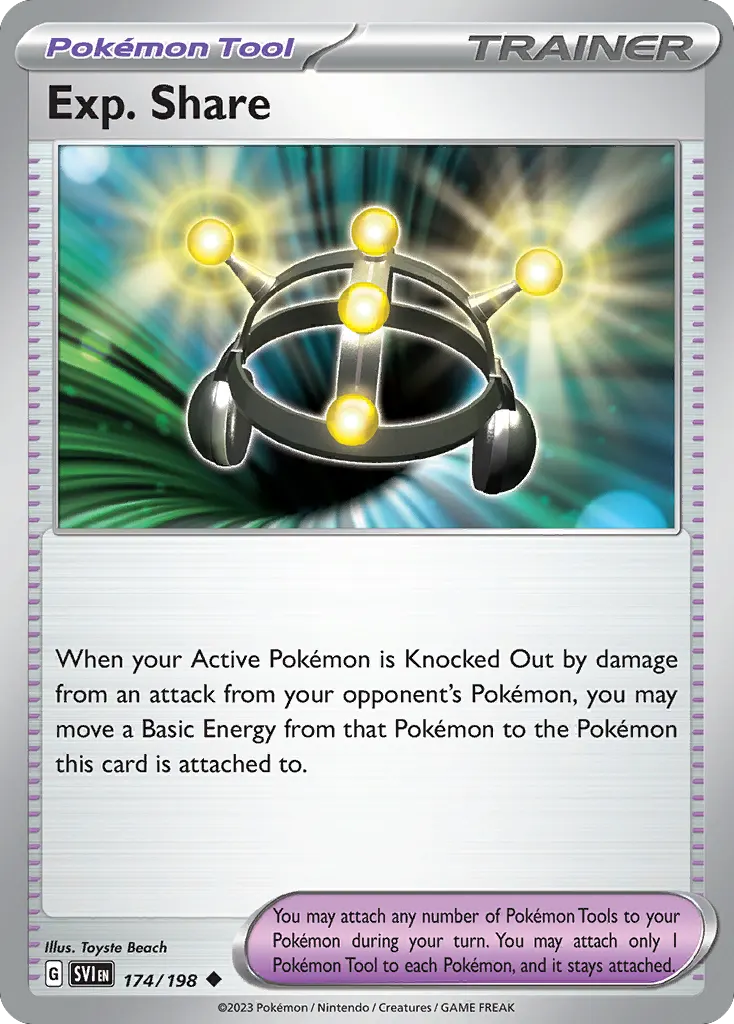 Exp. Share — Scarlet & Violet 174 Pokémon card