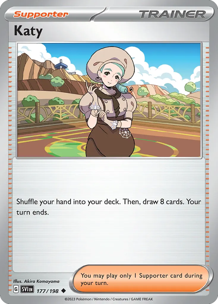 Katy — Scarlet & Violet 177 Pokémon card