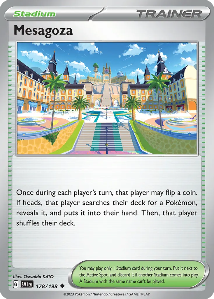 Mesagoza — Scarlet & Violet 178 Pokémon card