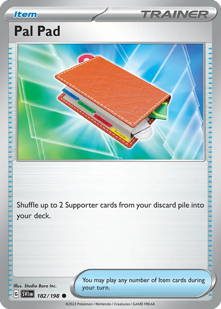 Pal Pad — Scarlet & Violet 182 Pokémon card