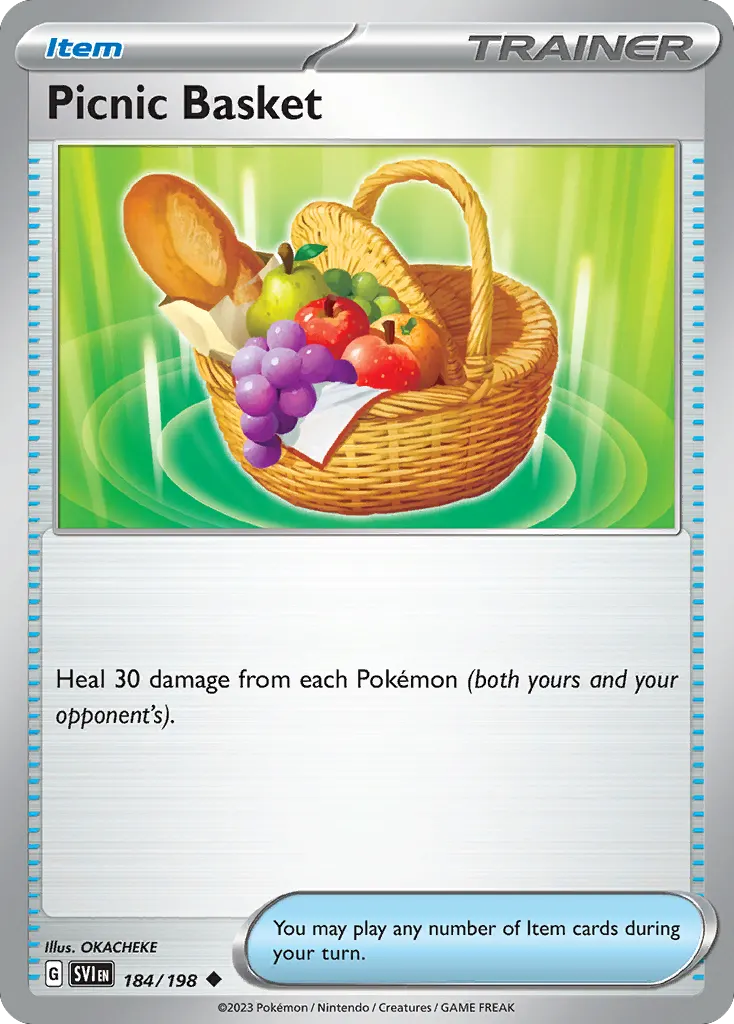 Picnic Basket — Scarlet & Violet 184 Pokémon card
