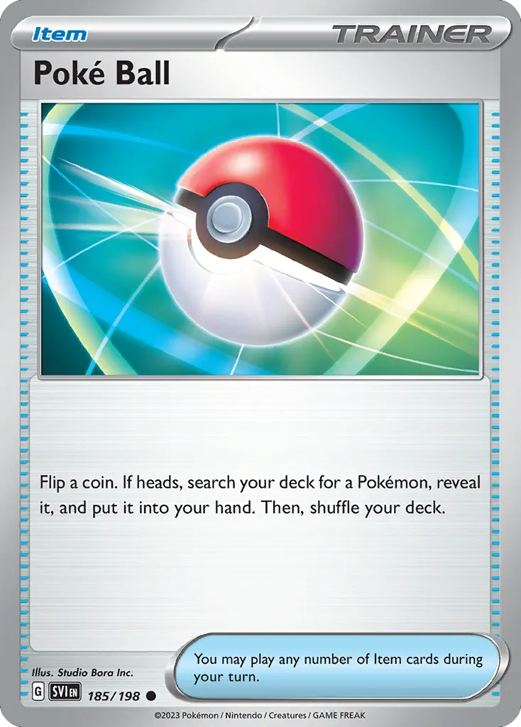 Poké Ball — Scarlet & Violet 185 Pokémon card