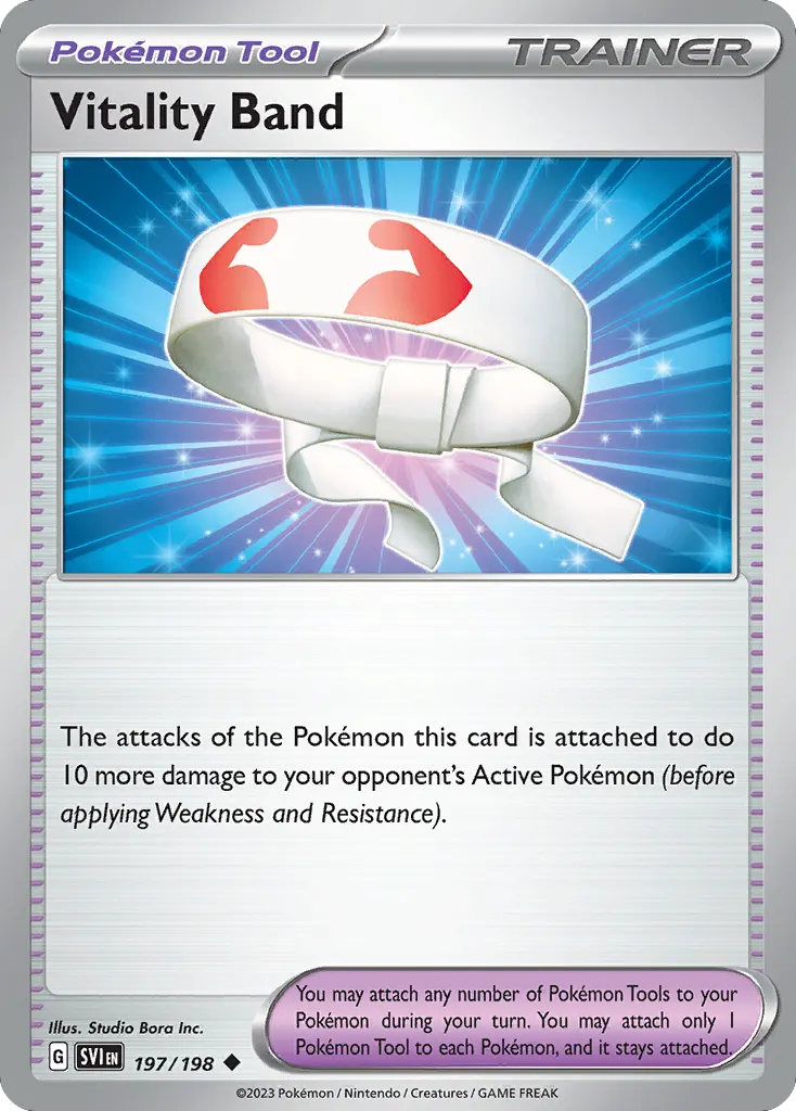 Vitality Band — Scarlet & Violet 197 Pokémon card