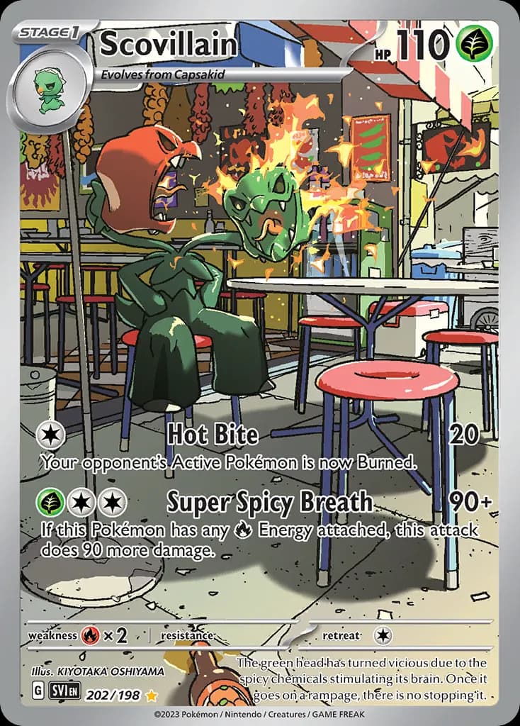 Scovillain — Scarlet & Violet 202 Pokémon card