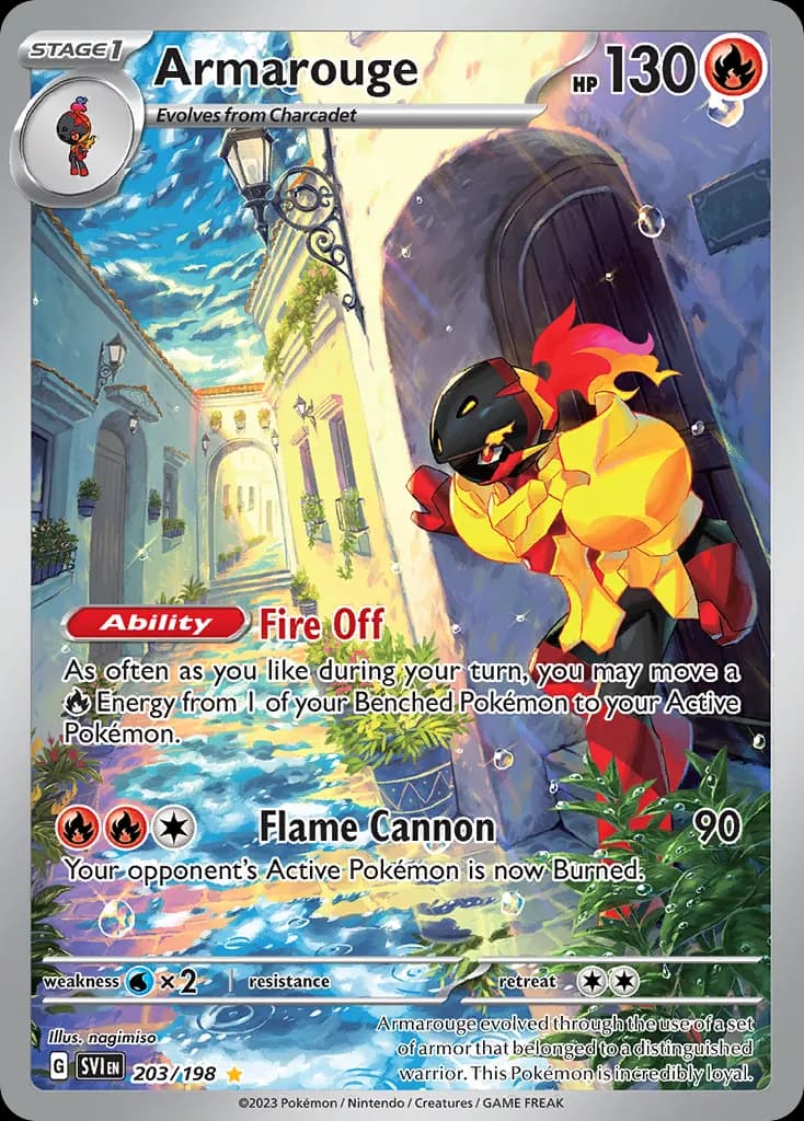 Armarouge — Scarlet & Violet 203 Pokémon card