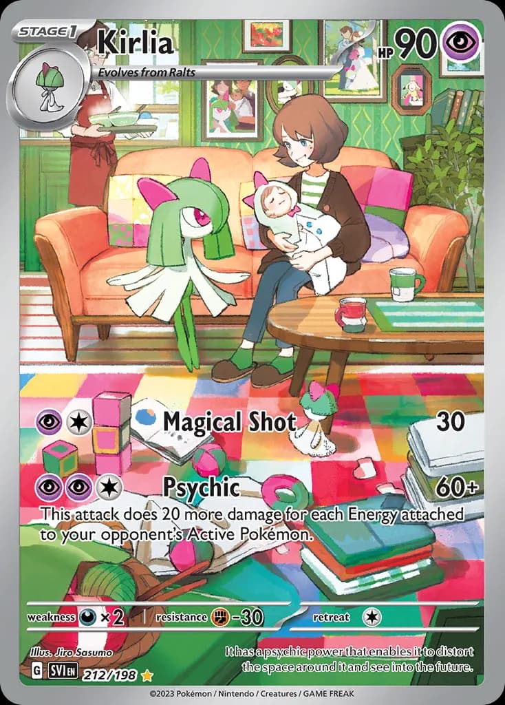 Kirlia — Scarlet & Violet 212 Pokémon card