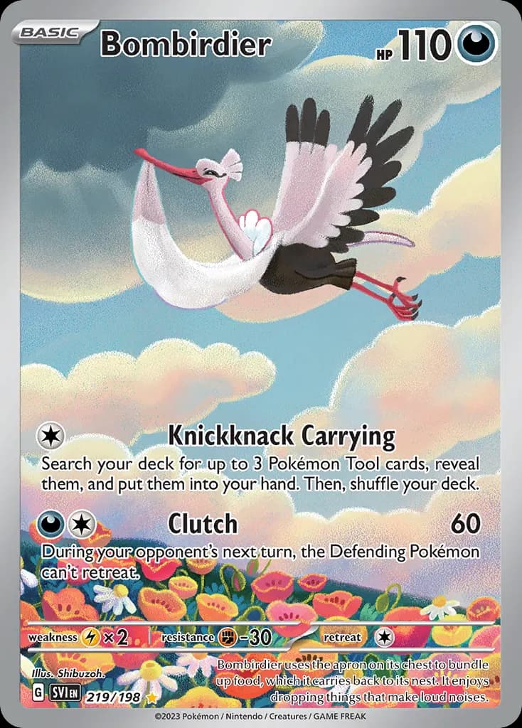 Bombirdier — Scarlet & Violet 219 Pokémon card