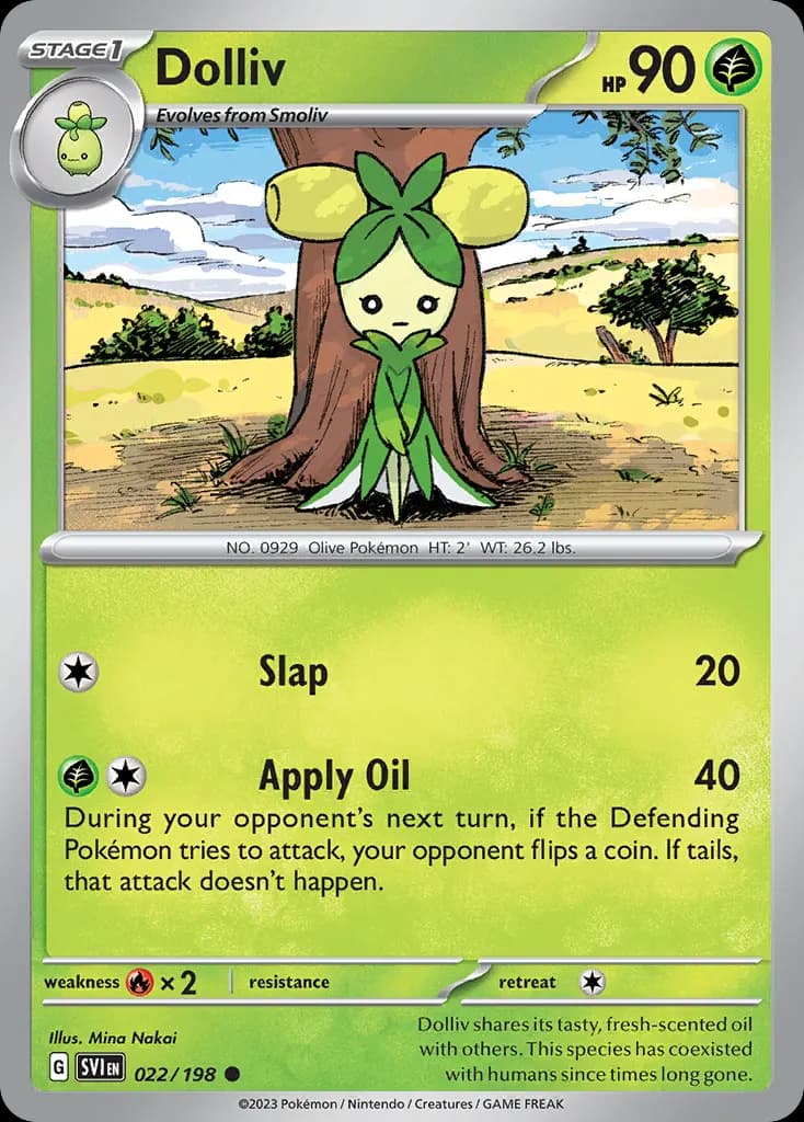 Dolliv — Scarlet & Violet 22 Pokémon card